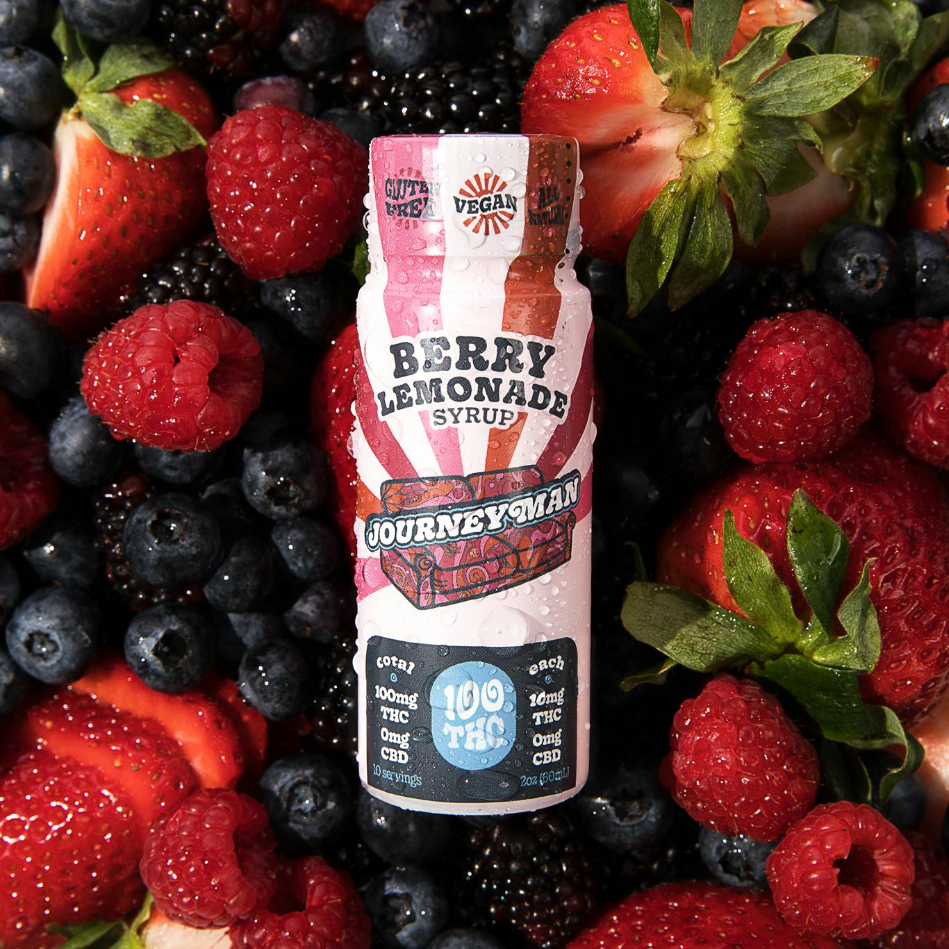 Berry Lemonade - 100mg Bottle