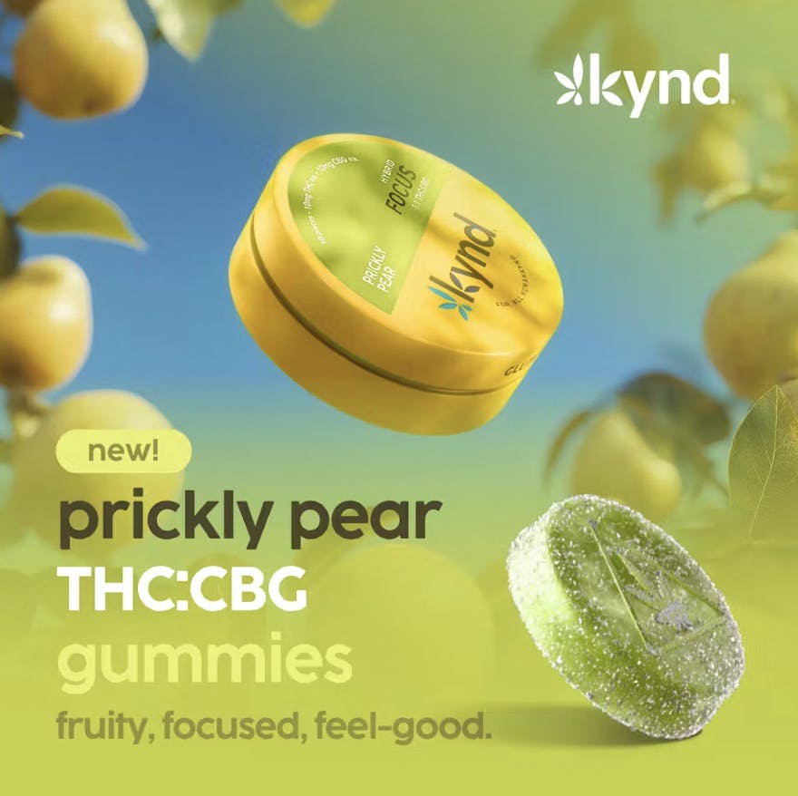 Focus - Prickly Pear (1:1 THC:CBG) - 100mg Pack