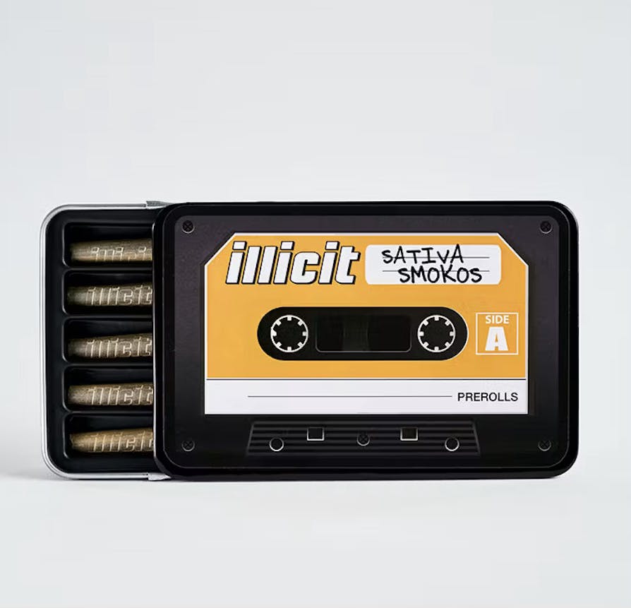 Illicit: Chem Butter 0.5g - Smokos 5 Pack Mini Pre-Rolls - Sativa
