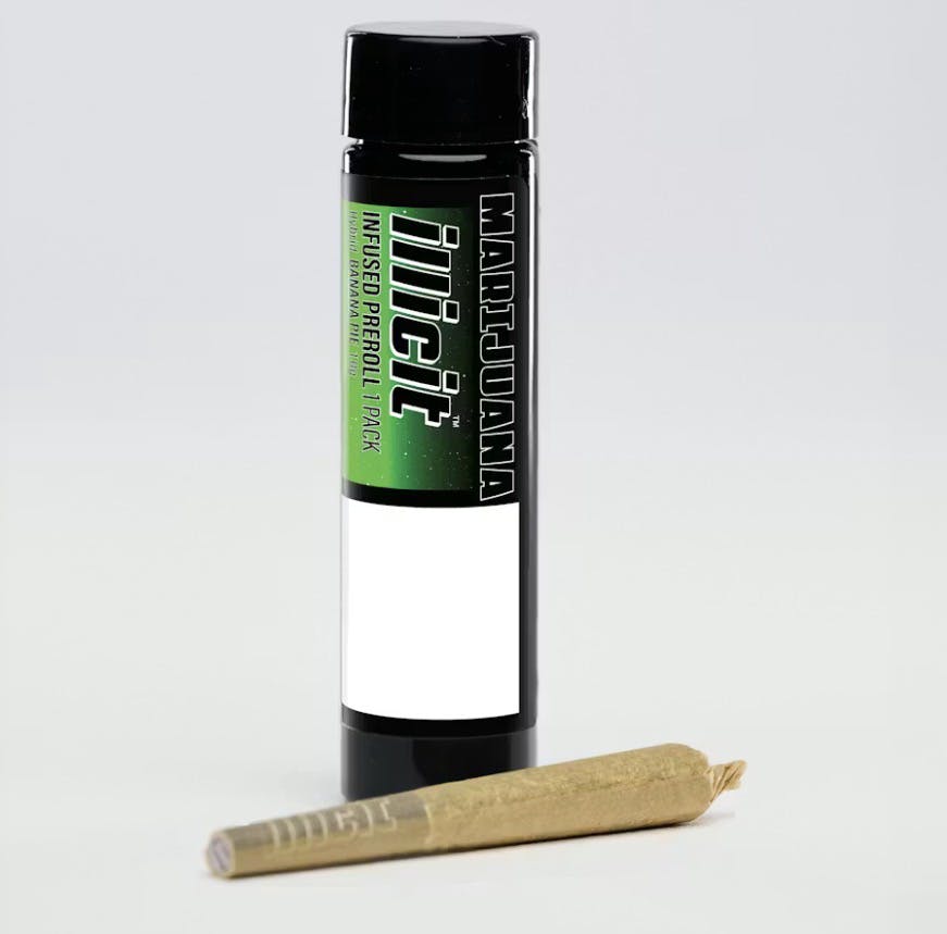 Illicit: Blueberry Muffin 1g Infused Pre-Roll - Indica