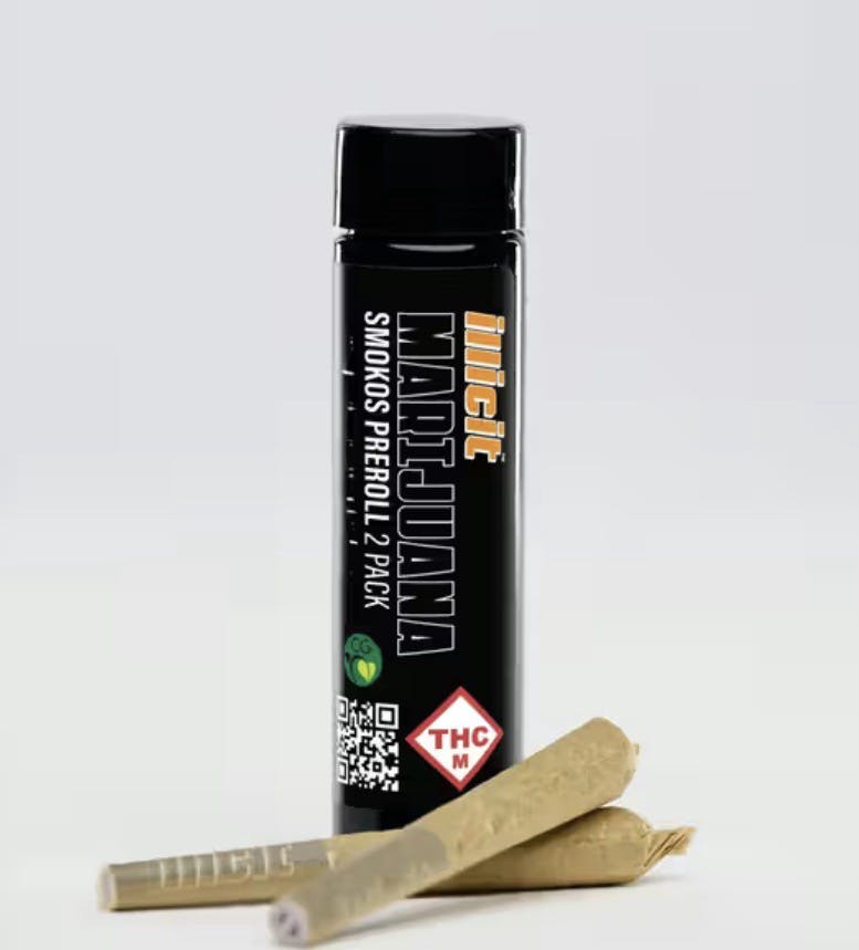 Illicit: Smoko Bruce Banner 0.5g 2 Pack Pre-Rolls - Hybrid