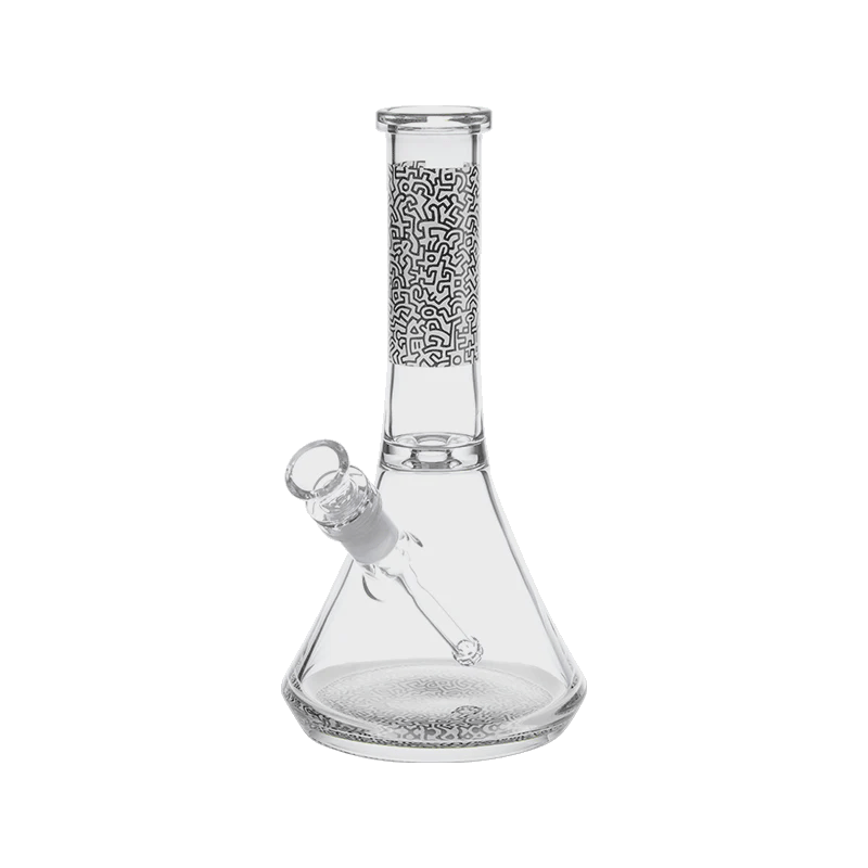 Keith Haring Glass Water Pipe