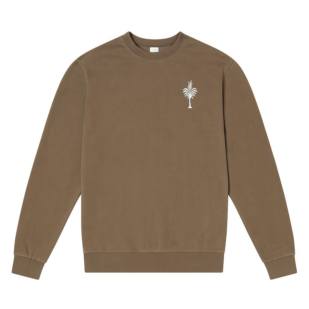 Yerba Buena Sweatshirt Palm - | Mushroom XL