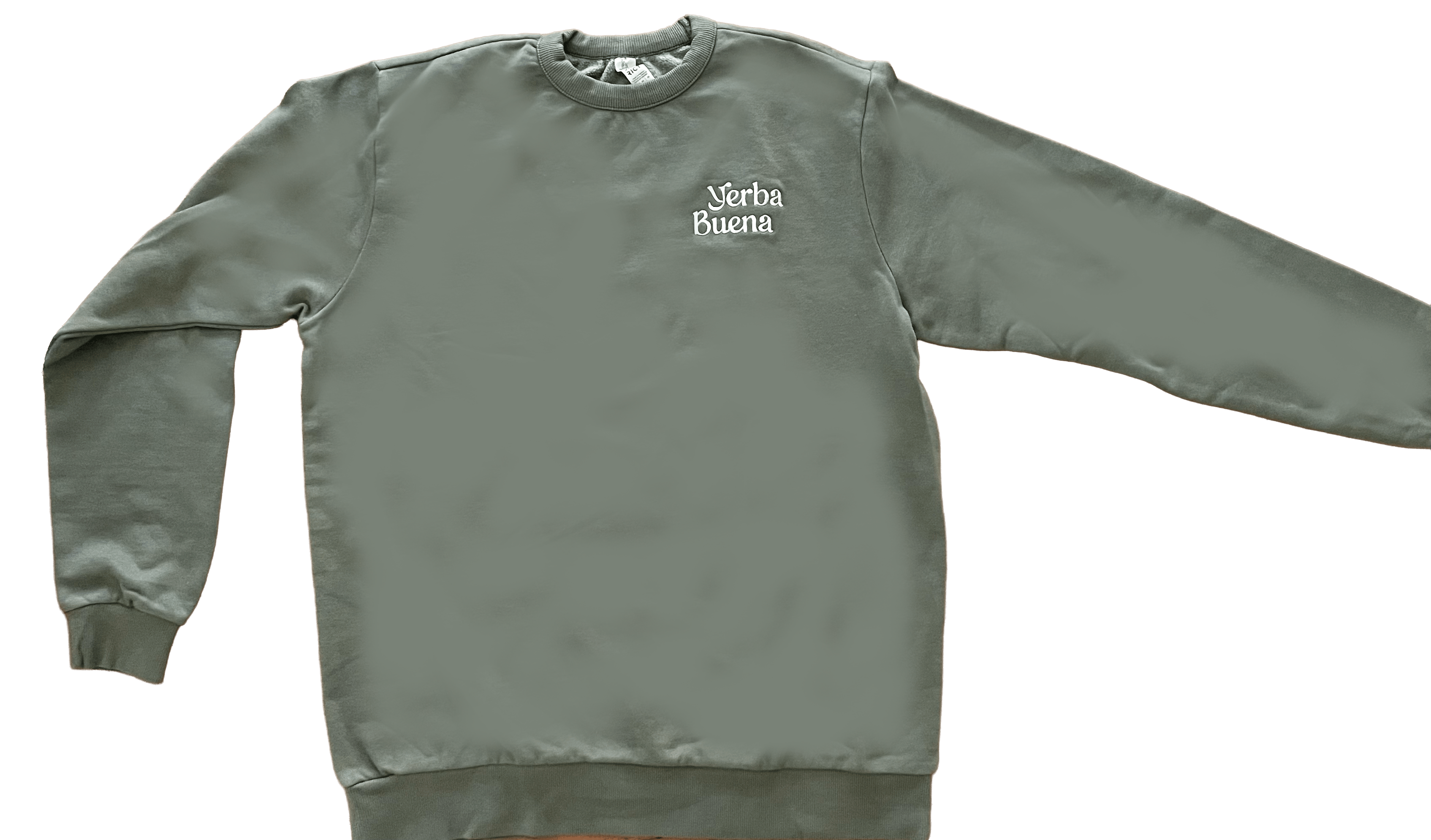 Yerba Buena Sweatshirt YB Logo - | Olive Green Large