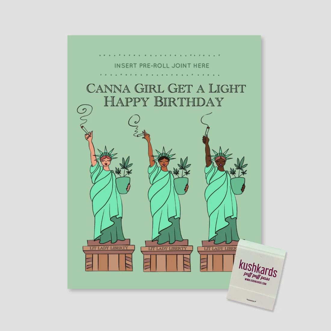 Lit Lady Liberty - Matchbook