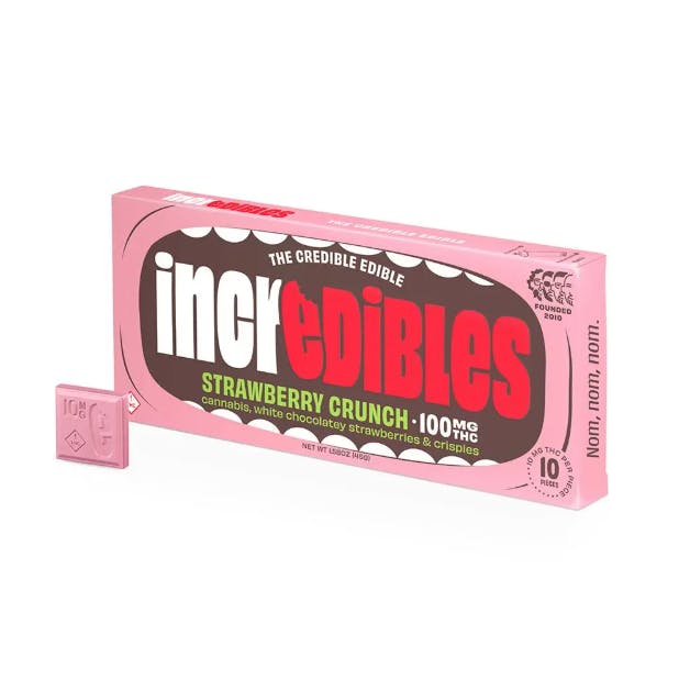 Strawberry Crunch | Chocolate Bar | 100mg | Hybrid