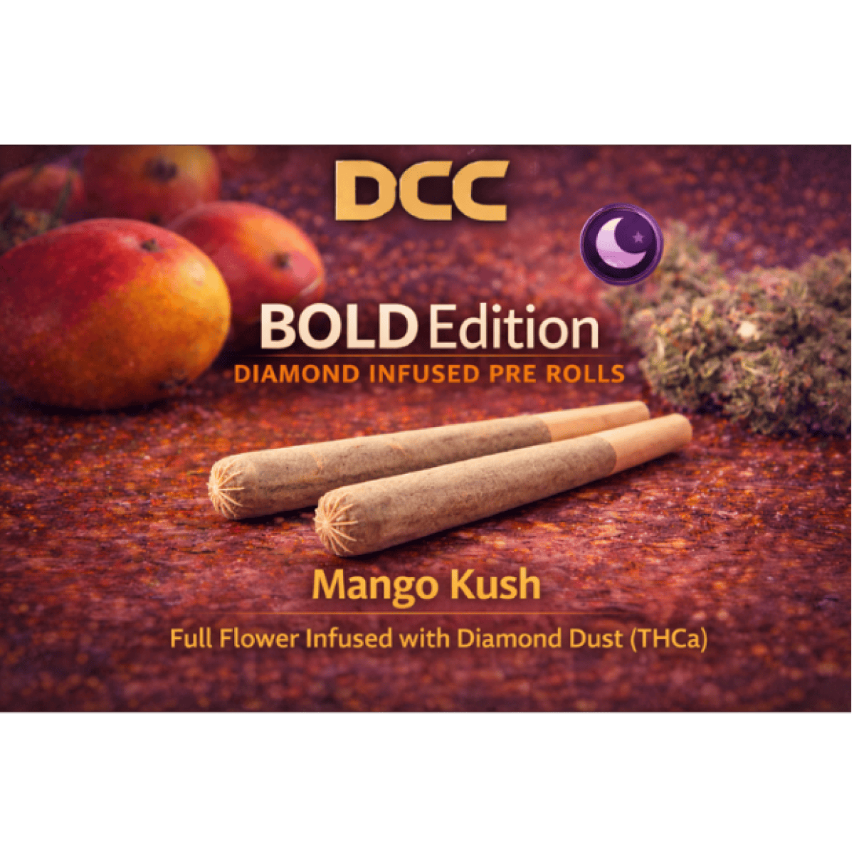 Mango Kush | Diamond Infused Pre-Roll | 0.5g 2pk | Indica