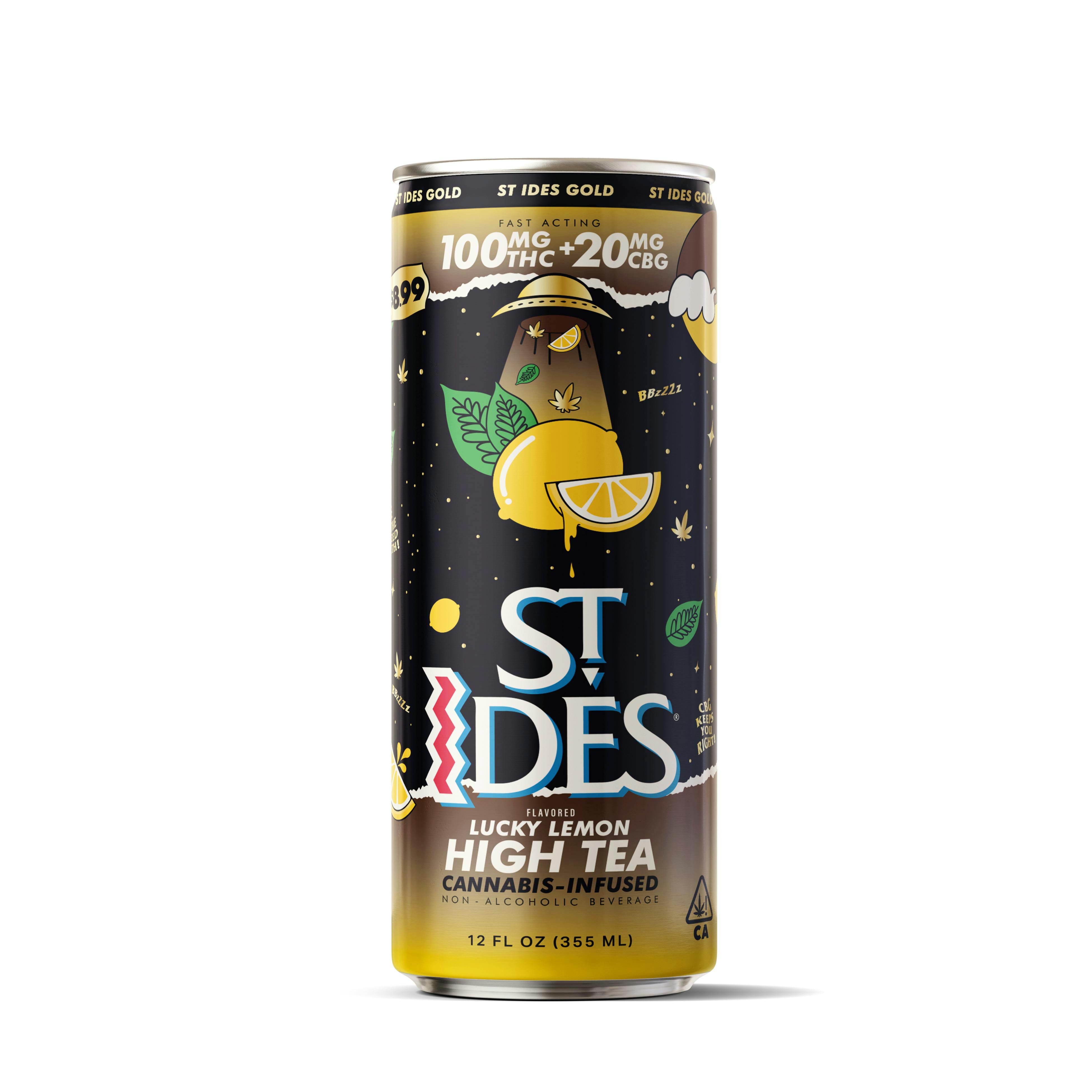 St. Ides | Lucky Lemon High Tea | 5:1 THC:CBG | 100mg