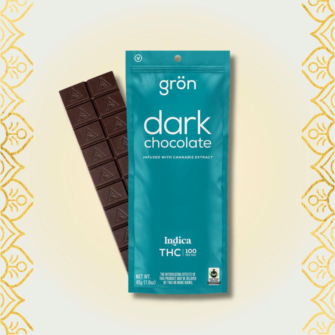 Dark Chocolate Bar - Indica | 100MG THC | 1pk