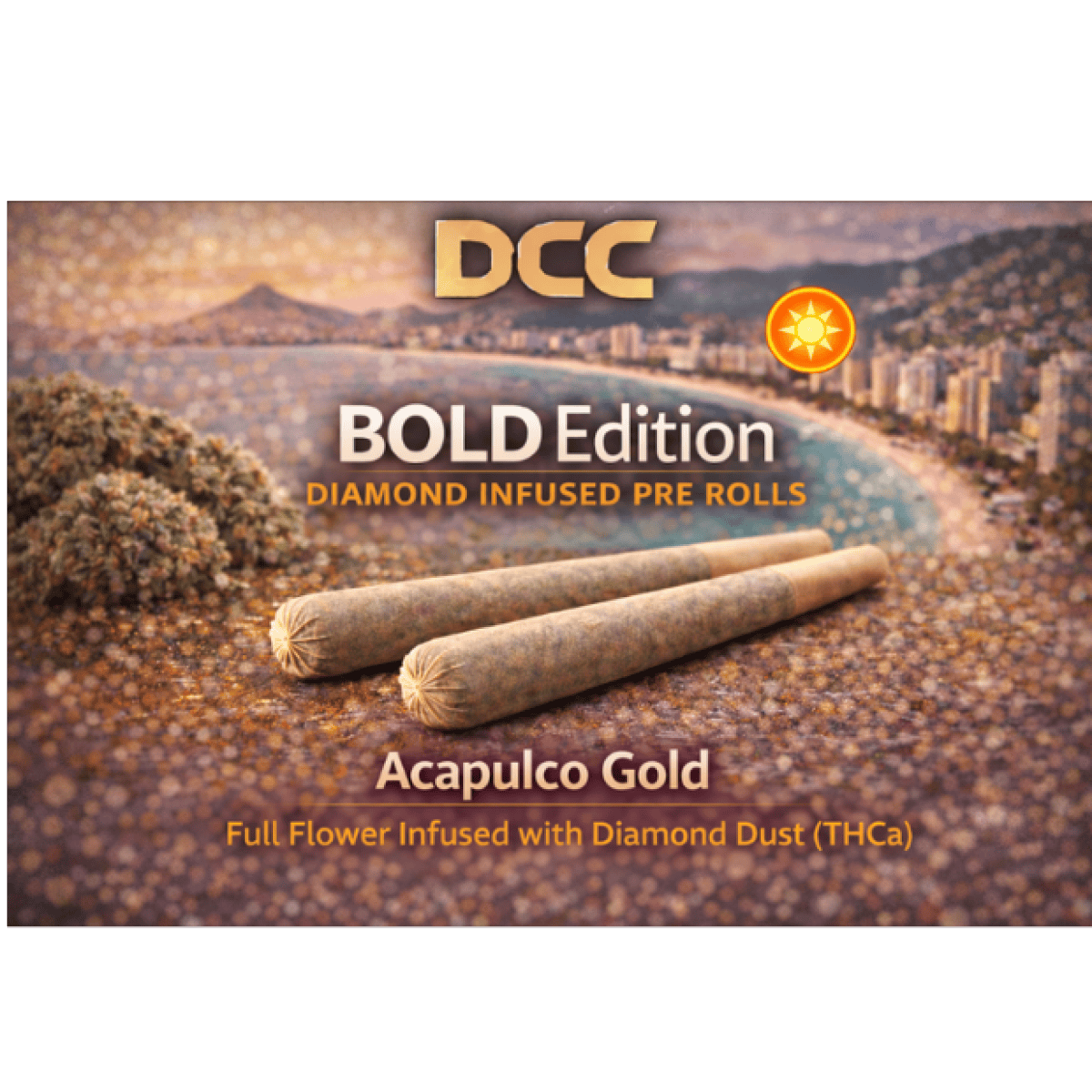 Acapulco Gold | Diamond Infused Pre-Roll | 0.5g 2pk | Sativa