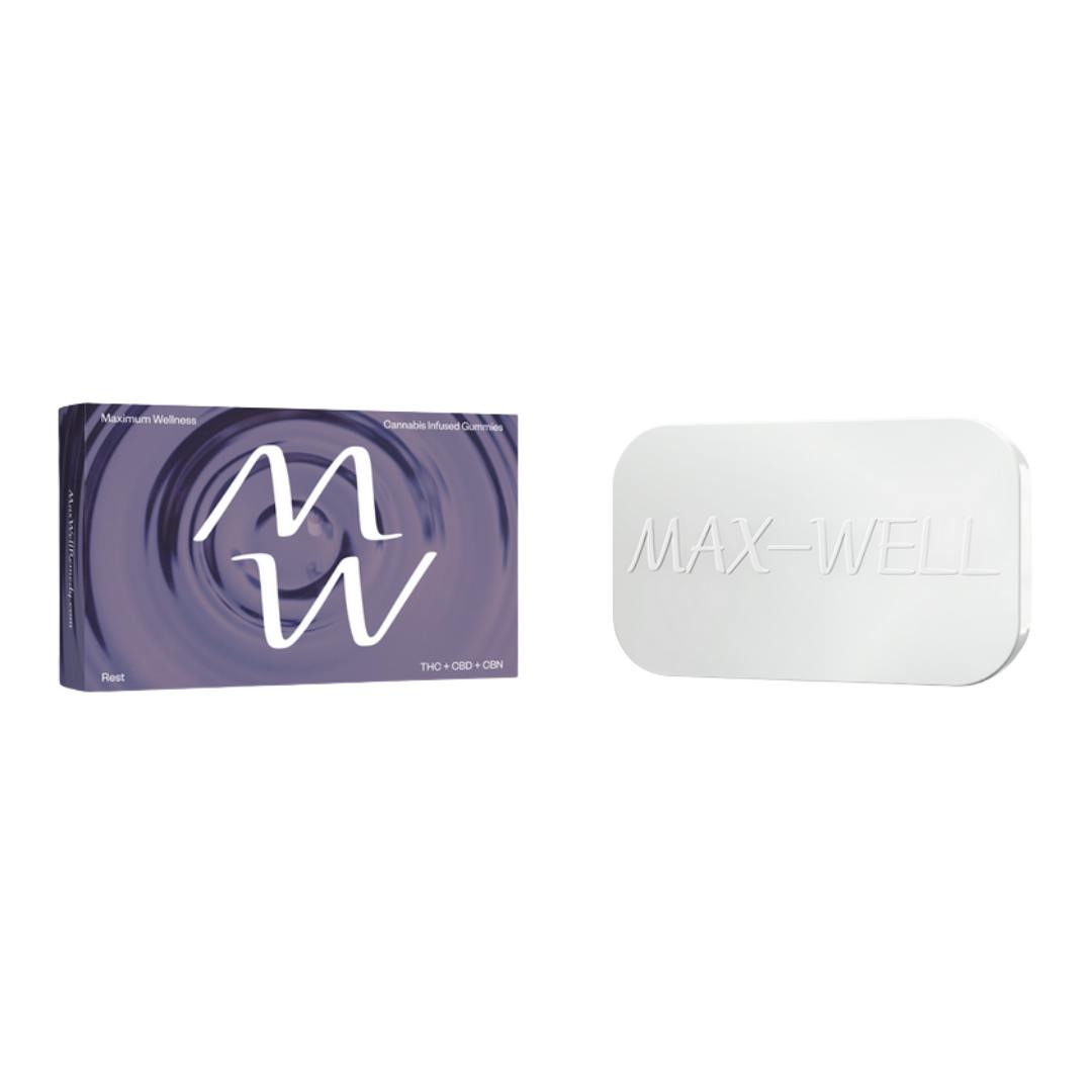 Rest & Sleep Blueberry Gummies 10mg THC + 5mg CBN + 2.5mg CBD x 10ct.