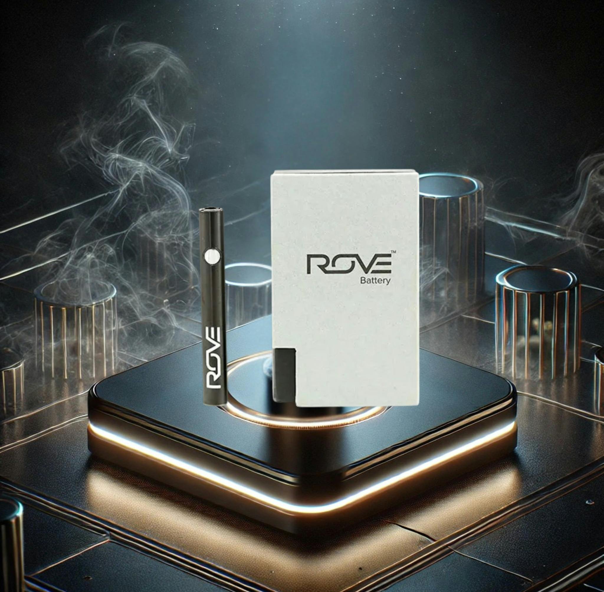 Rove - Slim 510 Thread Battery - Gun Metal | Accessories | Rove | Plantopia  Dispensary (Rec)