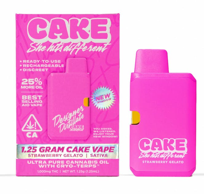 Cake — Strawberry Gelato Cake Designer