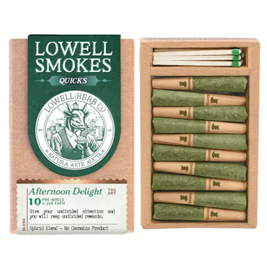 Lowell | Preroll | 10pk | 3.5g | Afternoon Delight