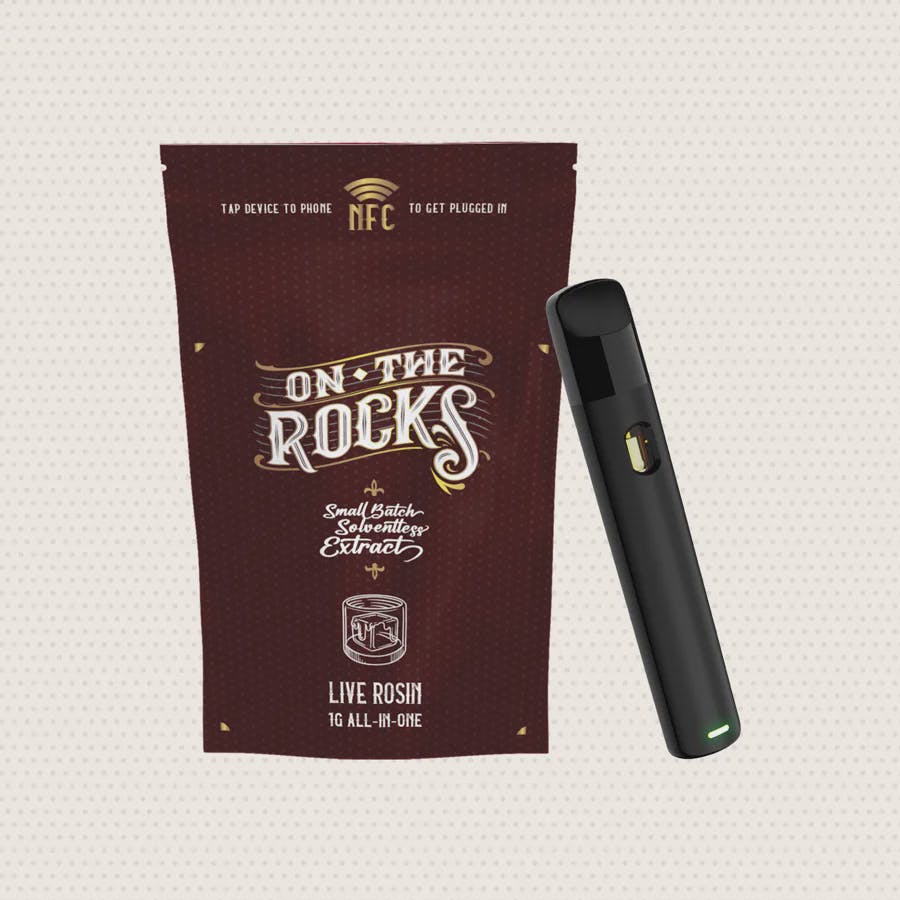 On The Rocks - Guava Casquitos - Live Rosin Disposable - 1g