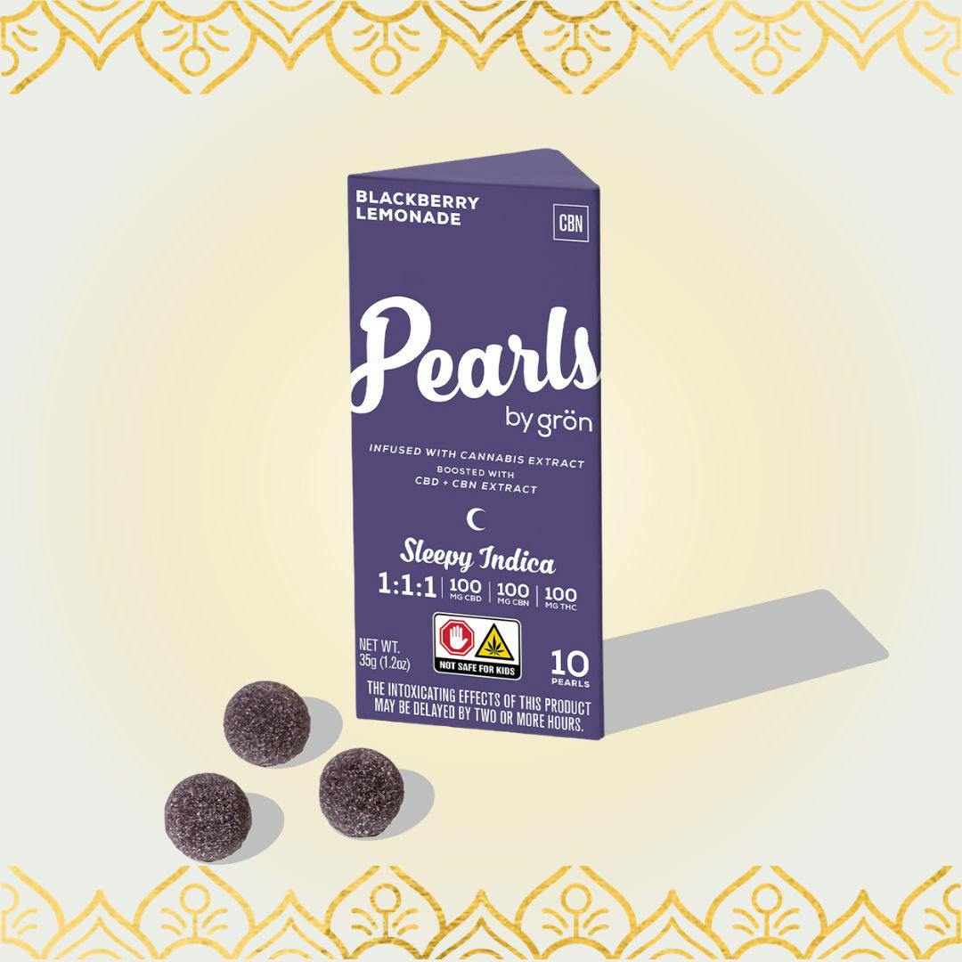 Blackberry Lemonade Pearls | 1:1:1 THC:CBD: CBN | 10pk