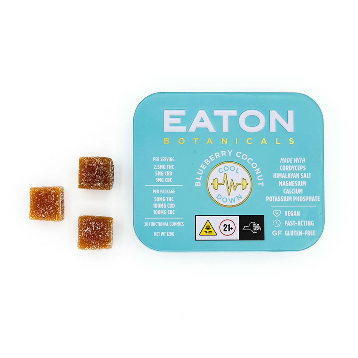 Cool Down - 2:2:1 CBD:CBC:THC Gummies