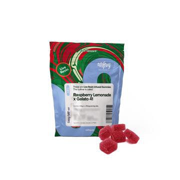 Raspberry Lemonade x Gelato 41 Live Resin Gummies