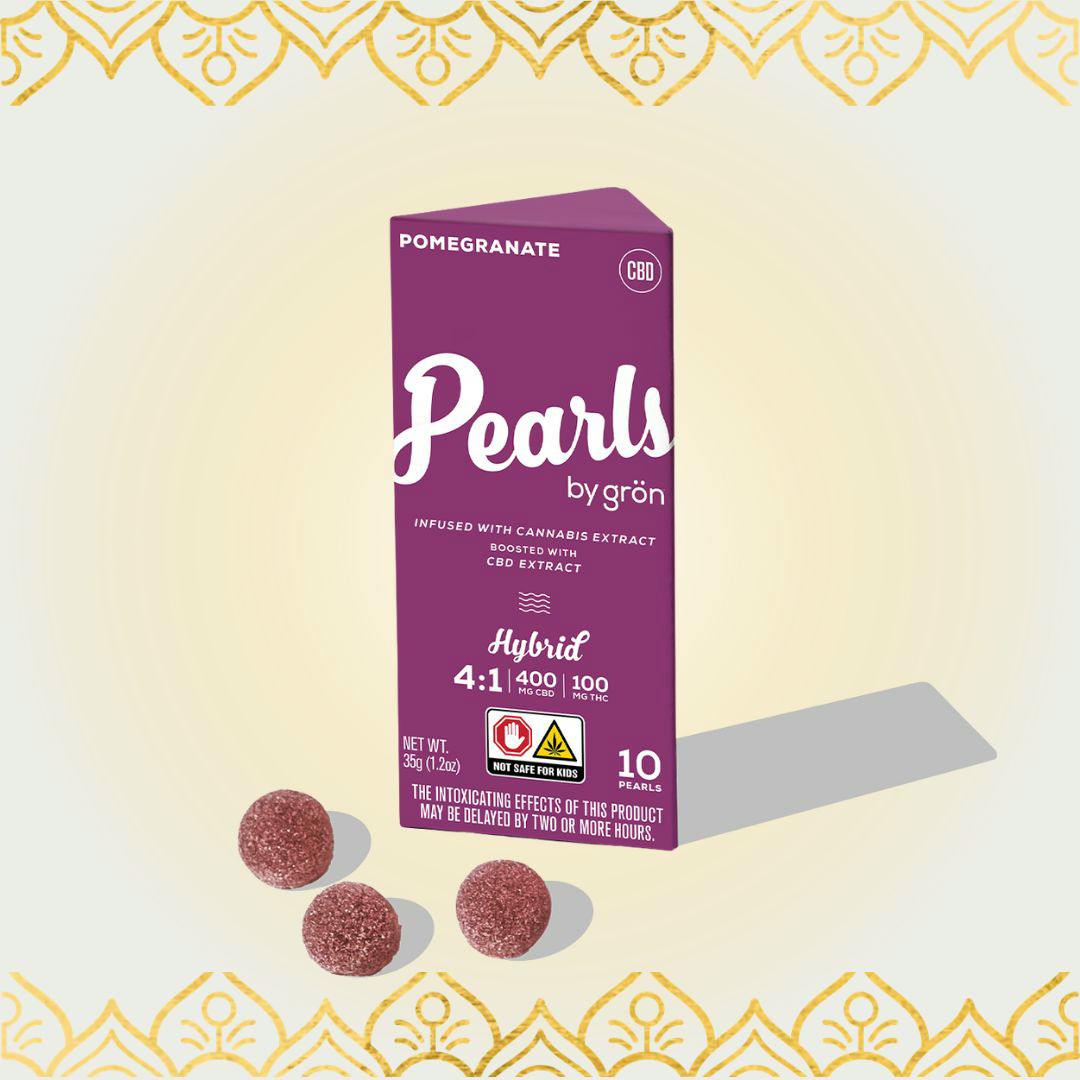 Pomegranate Pearls | 4:1 CBD:THC | 10pk
