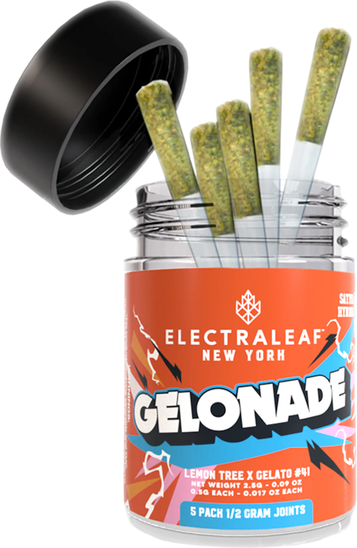 Electraleaf | Preroll | 5pk | 2.5g | Gelonade