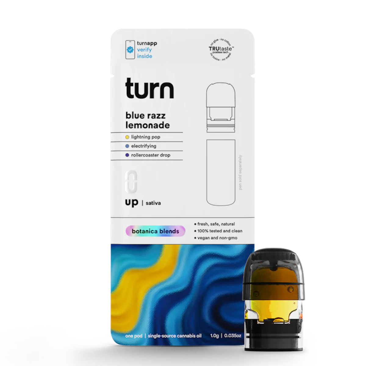 Turn | Vape | 1g Pod | Blue Razz Lemonade