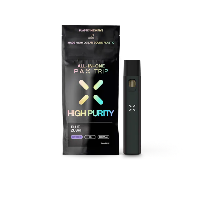 Pax | Vape | 1g AIO | High Purity Blue Zushi