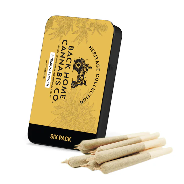 Back Home Cannabis | Preroll | 6pk | 3g | Maui Wowie