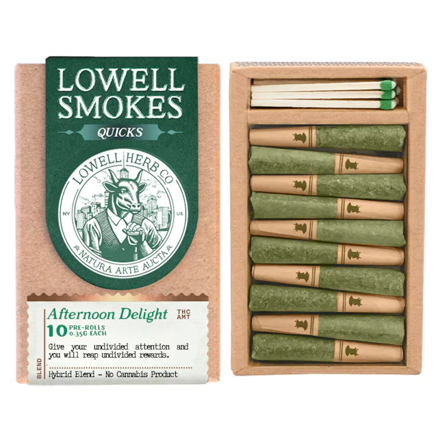 Lowell | Preroll | 10pk | 3.5g | Afternoon Delight