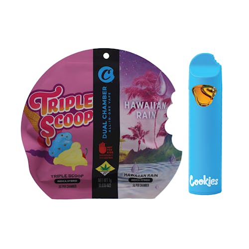 LW – Triple Scoop x Hawaiian Rain / Dual Chamber Cart