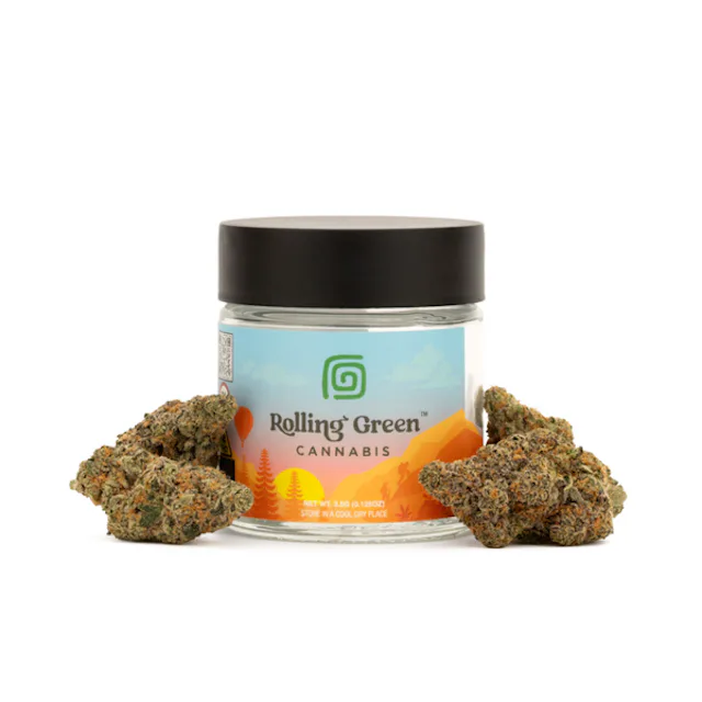 Rolling Green | Flower | Standard Jar | 3.5g | Georgia Haze