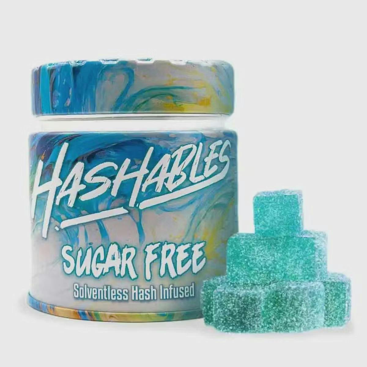 Hashables Remberry Hashables Sugar-Free Blue Raspberry - 100mg 20 Pack Gummies - 100mg ...