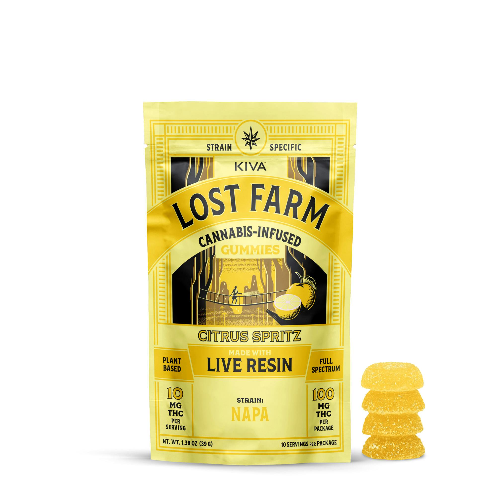 Citrus Spritz x Napa Live Resin Gummies