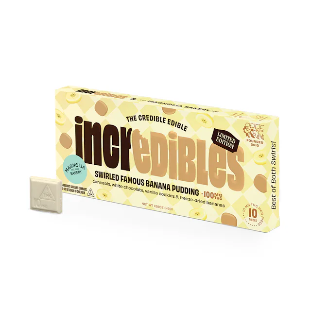 Incredibles | 100mg | Swirled Famous Banana Pudding