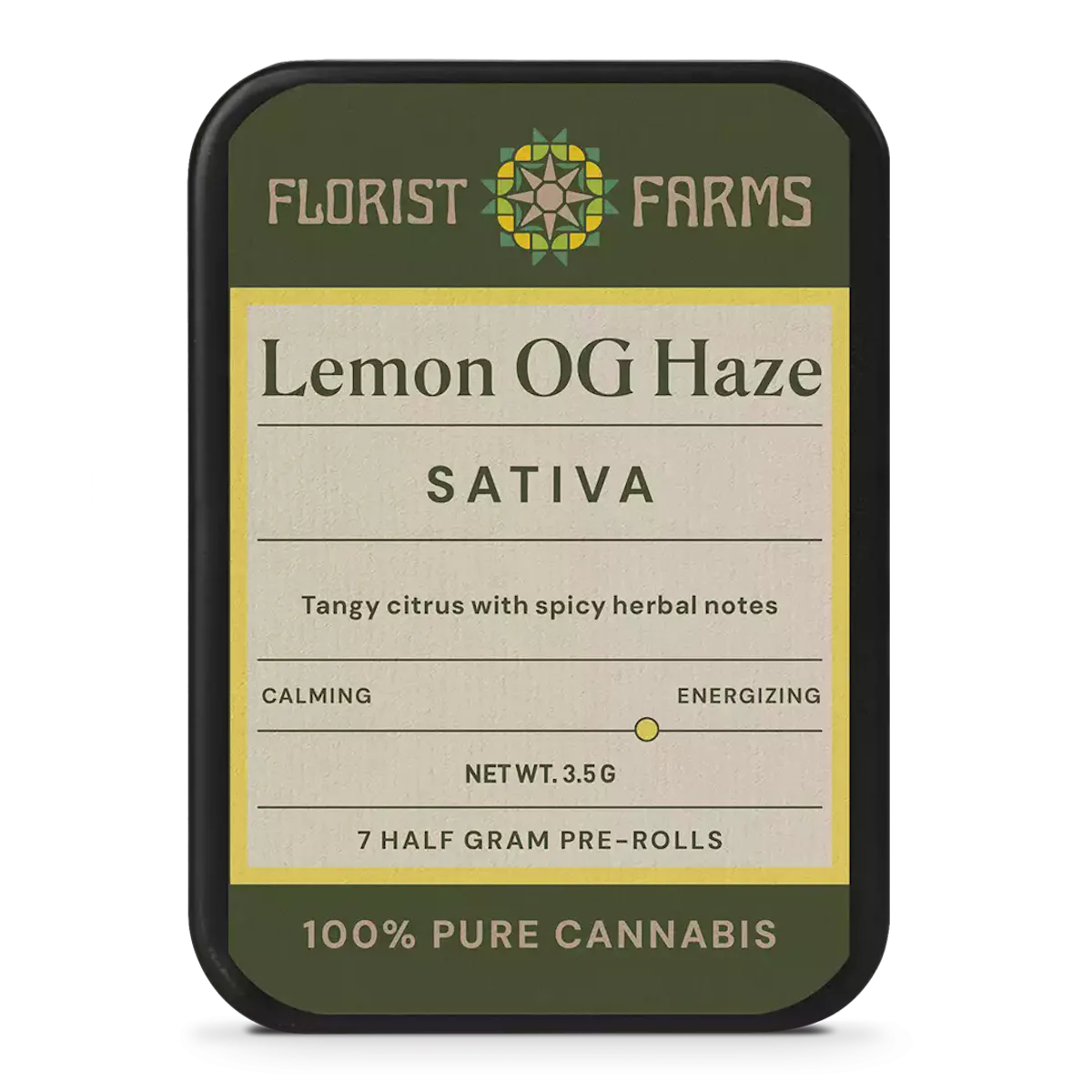 Florist Farms | Preroll | 7pk | 3.5g | Lemon OG Haze