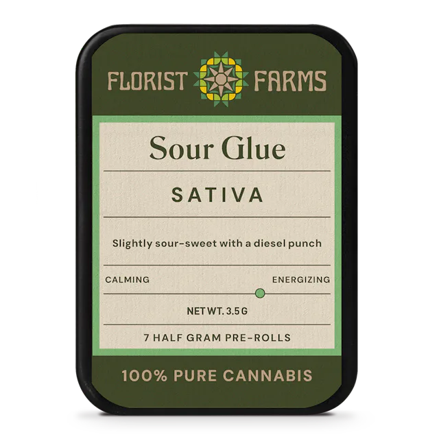 Florist Farms | Preroll | 7pk | 3.5g | Sour Glue