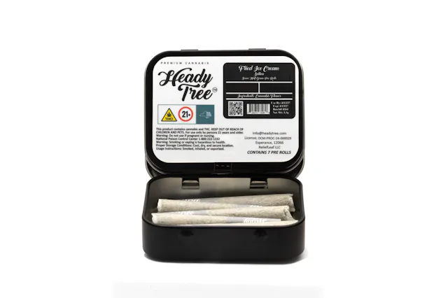Heady Tree | Preroll | 7pk | 3.5g | Fried Ice Cream