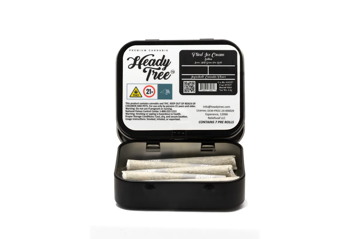 Heady Tree | Preroll | 7pk | 3.5g | Fried Ice Cream