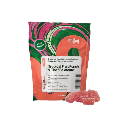 MFNY | Gummy | 10pk | 100mg | Live Resin Tropical Fruit Punch x The Belafonte