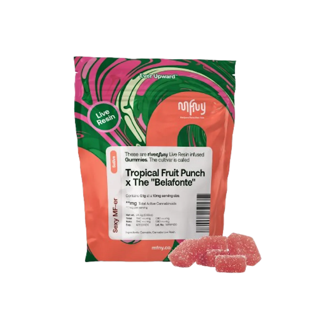 MFNY | Gummy | 10pk | 100mg | Live Resin Tropical Fruit Punch x The Belafonte