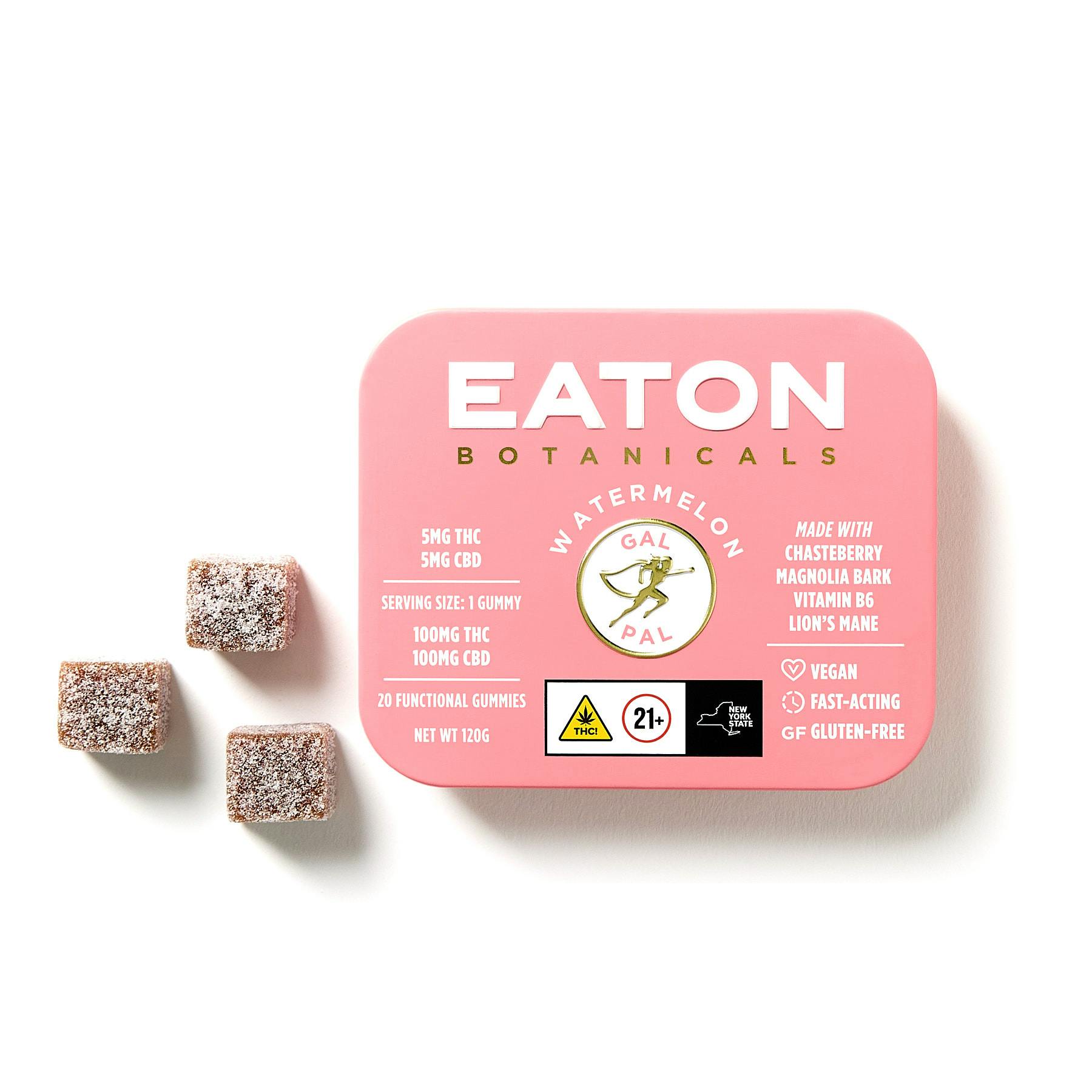 Watermelon Gal Pal 1:1 THC:CBD Gummies