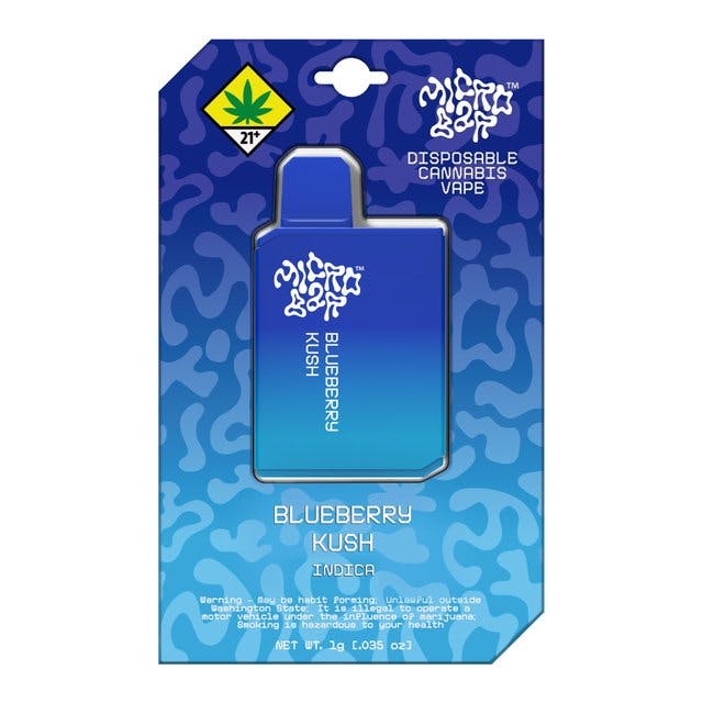 PE – (Micro Bar) – Blueberry Kush / DOH Dis