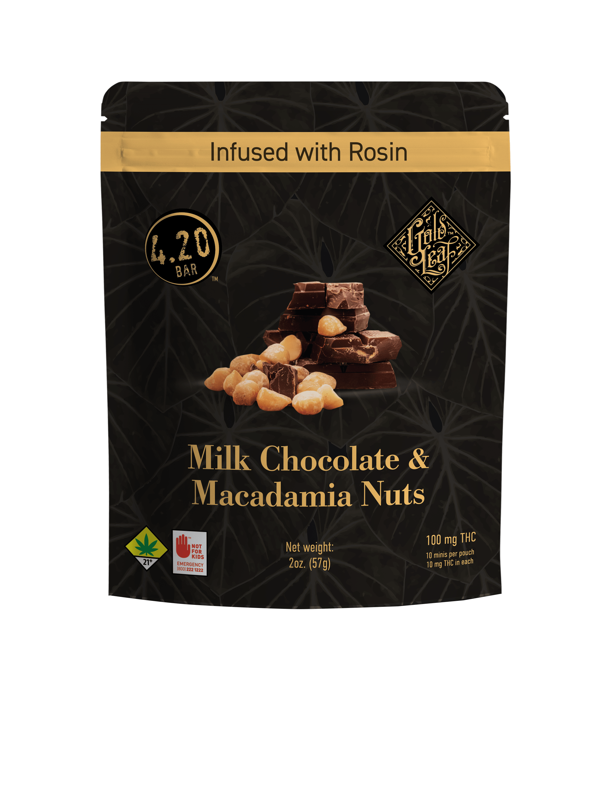 EH – Milk Choc Macadamia Nut Rosin / 100mg Total mg