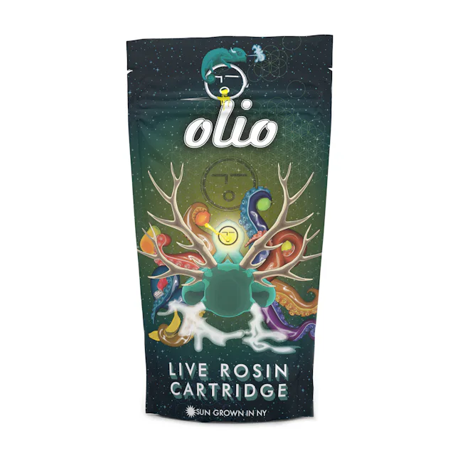 Olio | Vape | .5g Cart | Live Rosin Straw Jelly