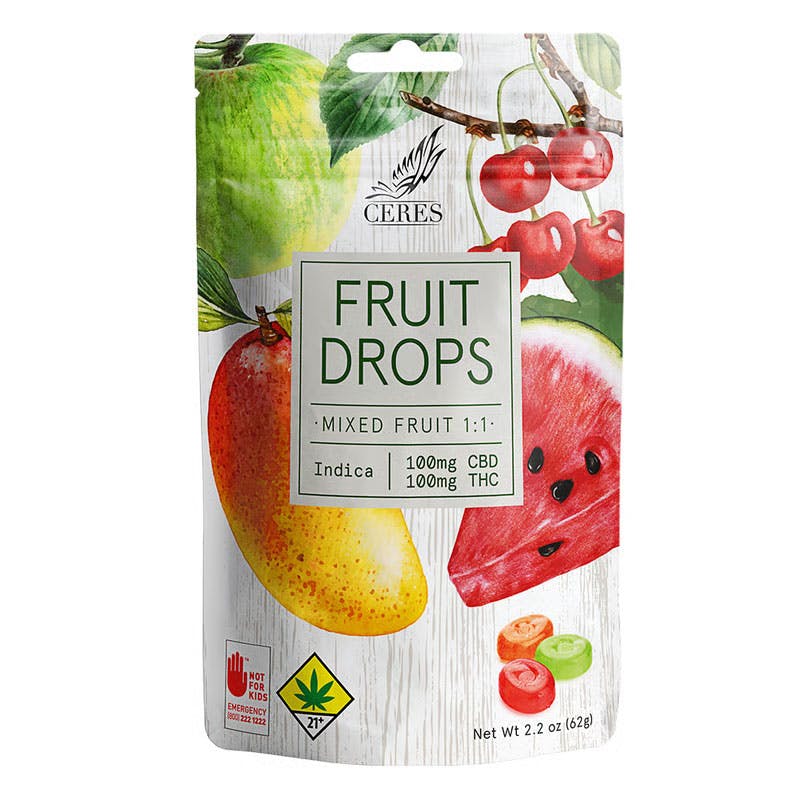 SG - Assorted Fruit Drops 1:1 / Indica 10pk