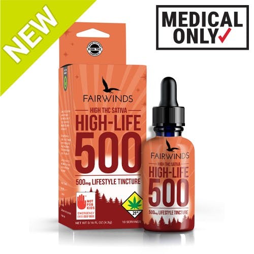 FW - High Life 500mg / (Medical Only) Sativa Tincture 500mg