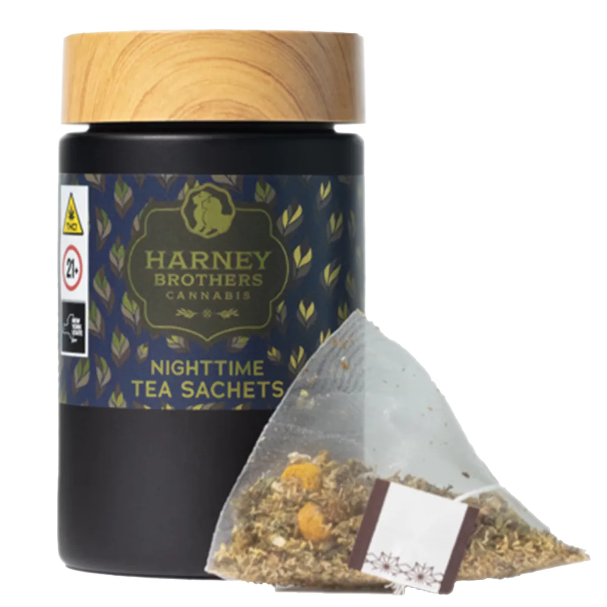 Harney Brothers | Beverage | 5pk | 50mg | Nighttime Tea Chamomile Mint