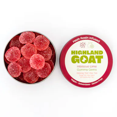 Highland Goat | Gummy | Gummy | 20pk | 100mg | Hash Rosin Hibiscus Lime
