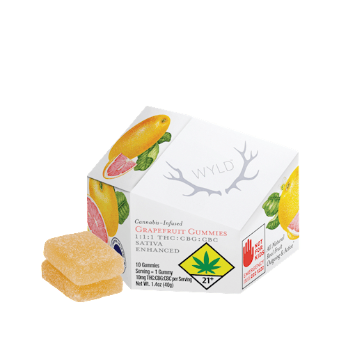 WD - Grapefruit (Revive/Sativa) THC:CBC:CBG / Gummies 100mg /10pk