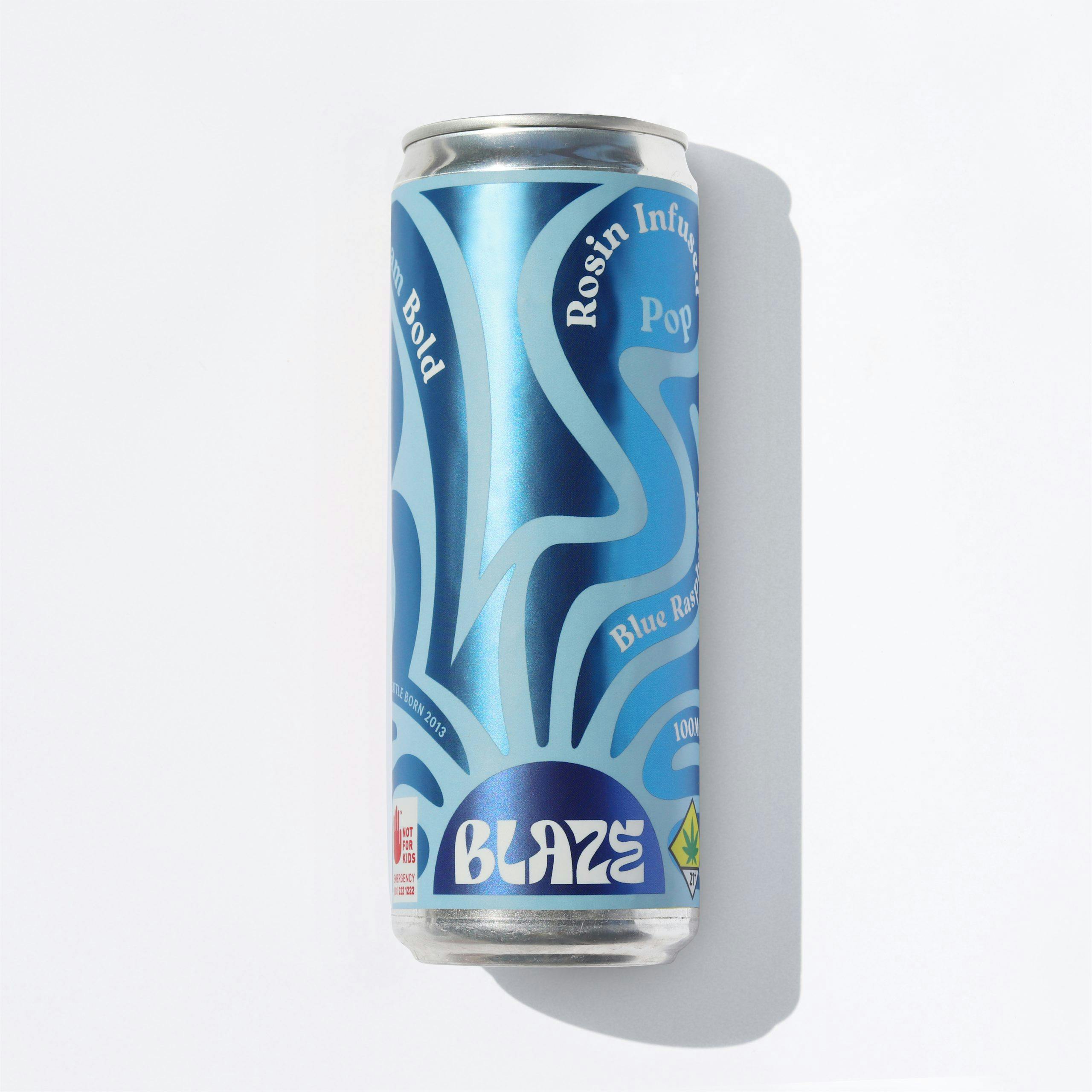 EH - Blue Raspberry  / (Blaze) rosin Soda 100mg
