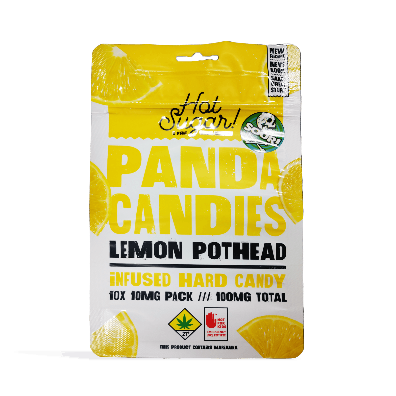 GO - SOUR Lemon Pothead / Candies - 100mg
